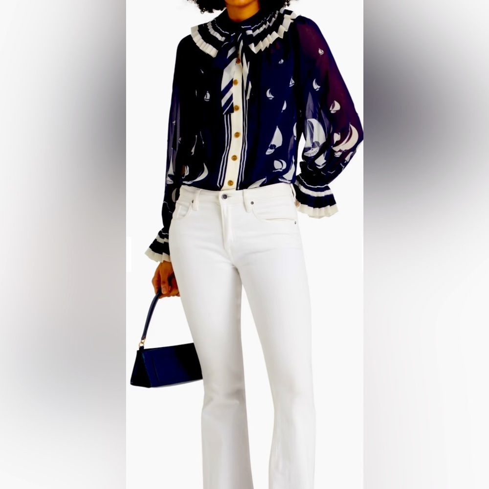 Zimmermann Sailboat Printed Blouse - Top - Size 1